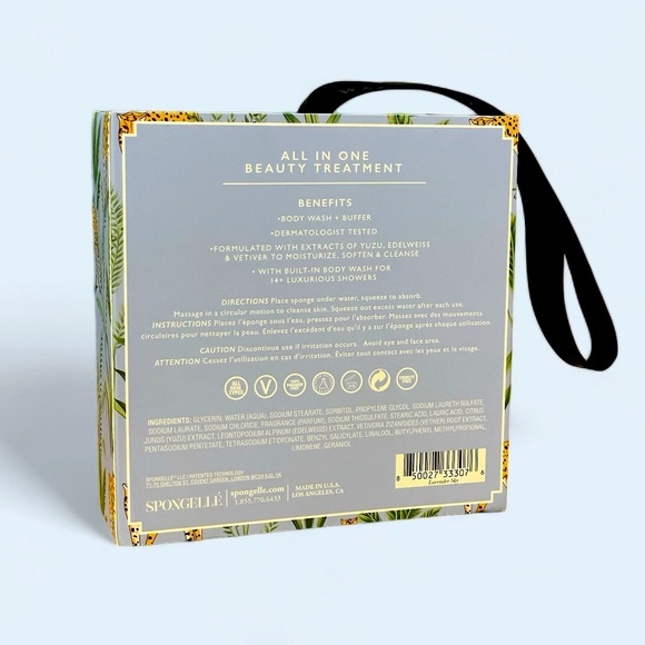 LAVENDER SKY Spongellé Boxed Flower Body Wash Infused Buffer - Picture 2 of 3